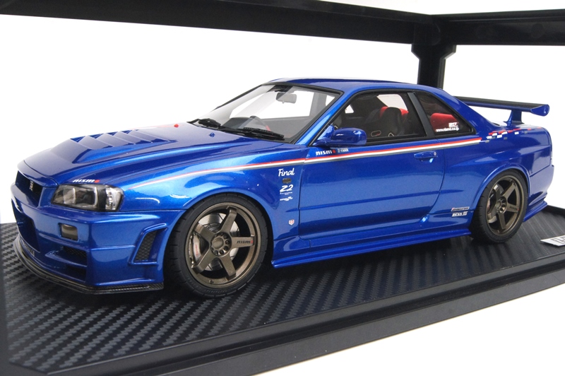 キナリ・ベージュ ✨激レア✨ PGM 1/43 R34 GT-R Z-tune ブルー 限定品