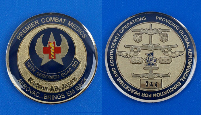 米海軍　チャレンジコイン GODZILLA\u00261セントコイン付き