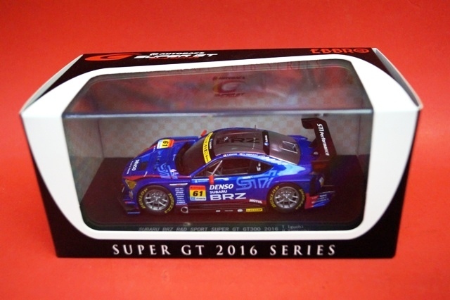 エブロ EBBRO 1/43 45424 スバル BRZ R&D SPORT スーパーGT GT300 2016 #61