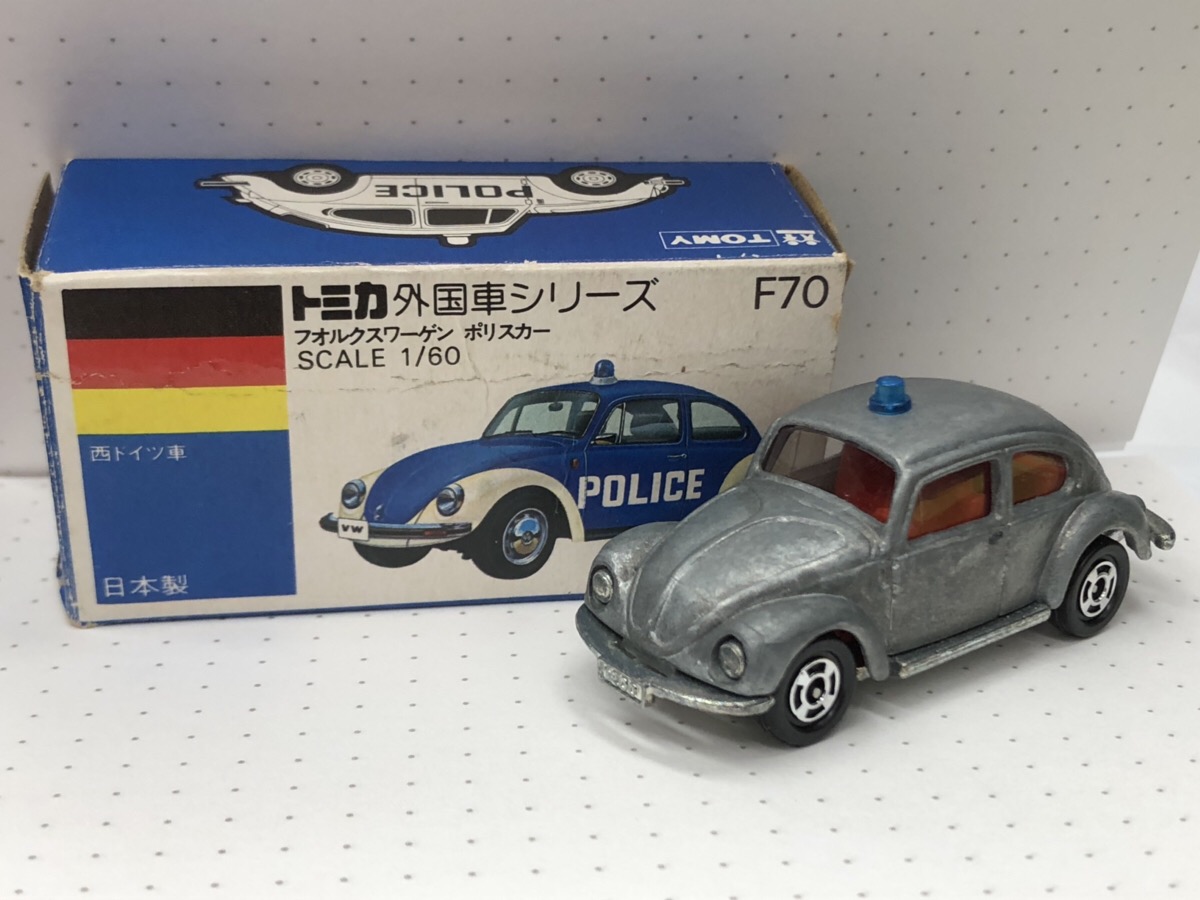 高島屋特注トミカ青箱F70-1-⑥ フォルクスワーゲン・パトカー（警視庁