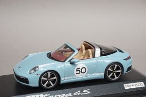 輸入品ミニチャンプス PMA 1/43 ポルシェ 911 (992) Targa 4 GTS 50 Years Porsche Design ブラック 特注品 乗用車