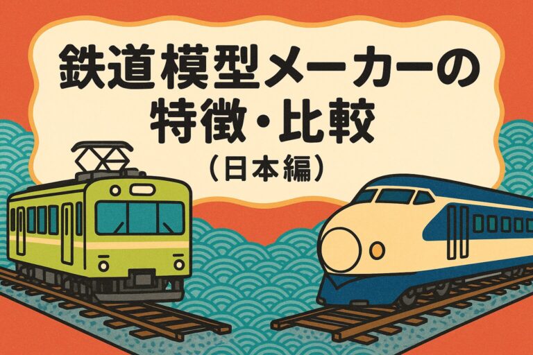 鉄道模型メーカーの特徴・比較(日本編)