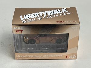MINI GT 1/64 NISSAN 日産 LB WORKS LBワークス GT-R R35 Type1 リア