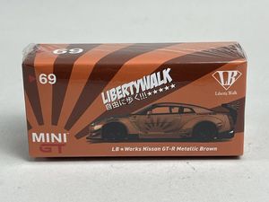 MINI GT 1/64 NISSAN 日産 LB Works LBワークス GT-R R35 Type2 リア