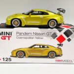 TSM MINI-GT 1/64 Nissan 日産 GT-R PANDEM Cosmopolitan Yellow イエロー RHD 右ハンドル MGT00125-R