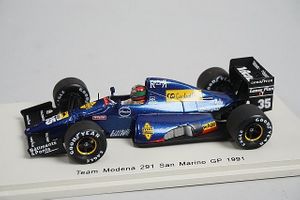 Spark スパーク 1/43 Lamborghini ランボルギーニ F1 チーム モデナ 291 E.ヴァン・デ・ポール サンマリノGP 1991  #35 S1718 | おもちゃ・模型の買取サイト｜フリースタイル